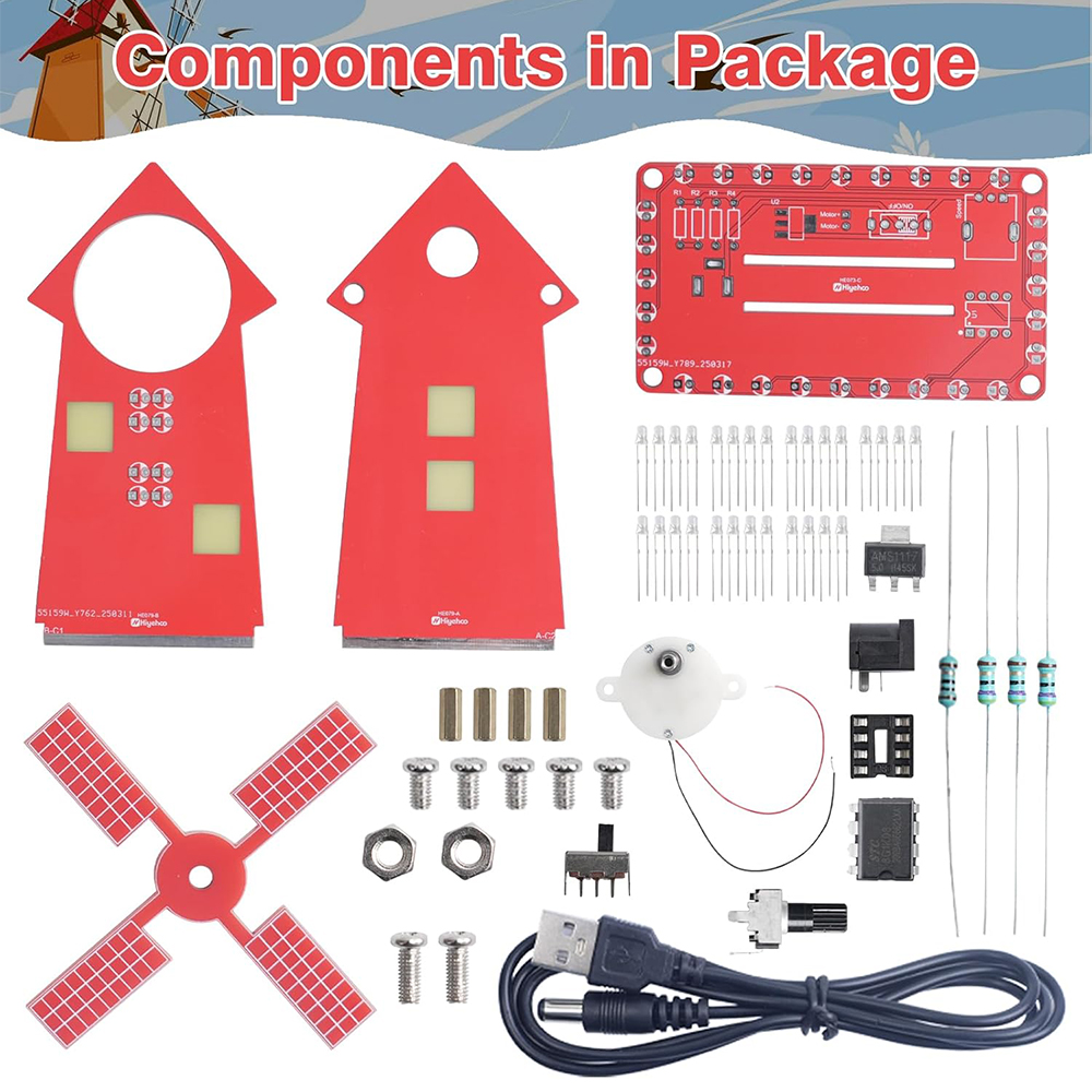 DIY Electronic Windmill Kit So - đánh giá và giá Diy Electronics Projects For Beginners