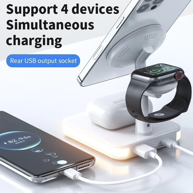 3 in 1 Wireless Magnetic Fast  - đánh giá và giá Diy Lamp Electronics