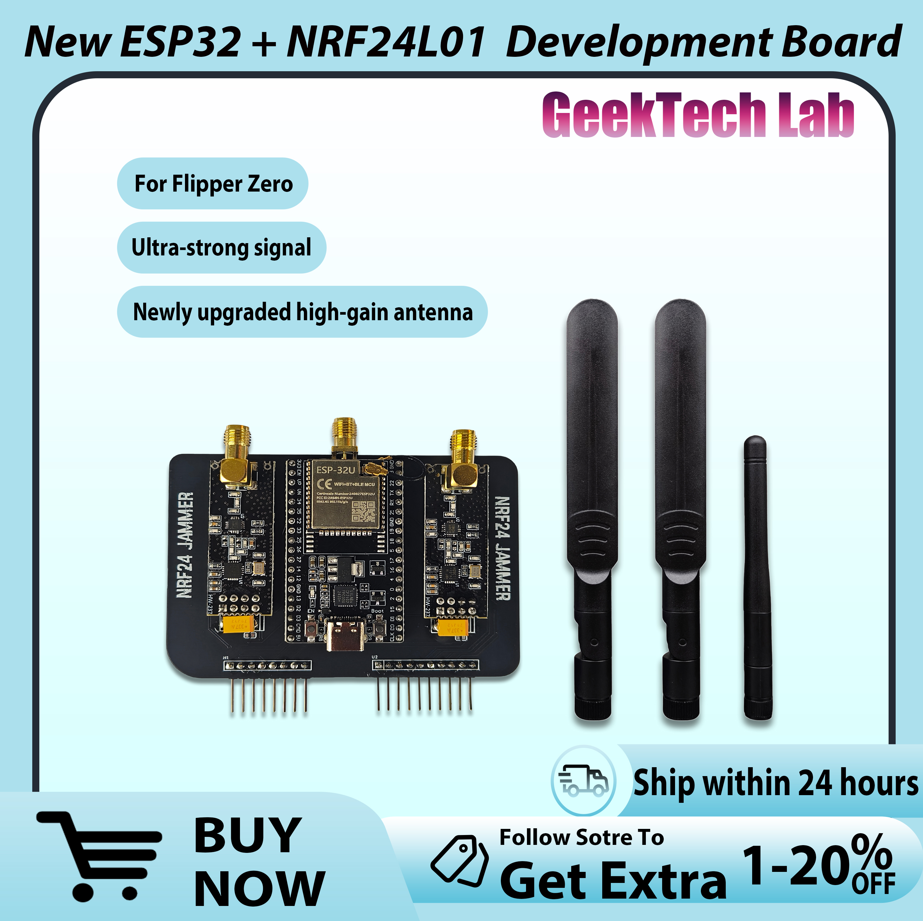 New ESP32 + NRF24L01 PA LNA 2. - đánh giá và giá Nrf24L01 Module Wireless