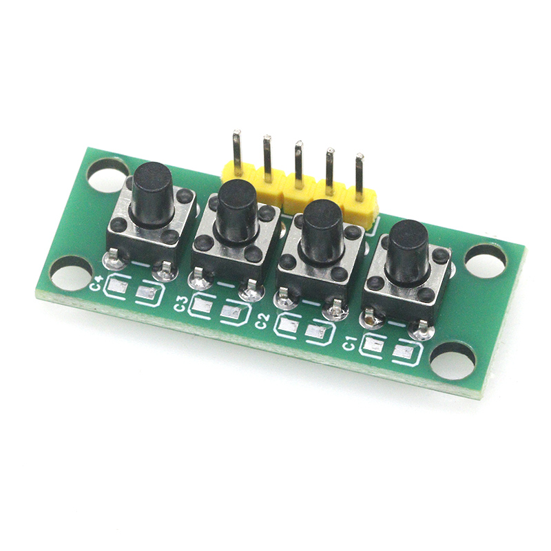 1~5PCS 1x4 4-Button Independen - đánh giá và giá Diy Electronics Raspberry Pi