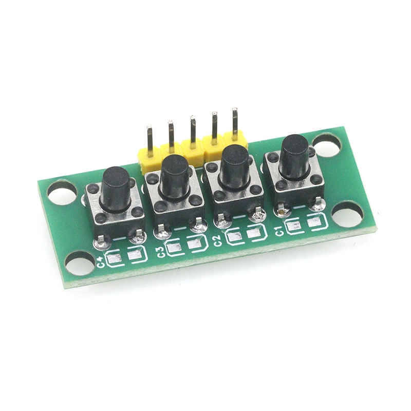 1~5PCS 1x4 4-Button Independen - đánh giá và giá Diy Electronics Raspberry Pi
