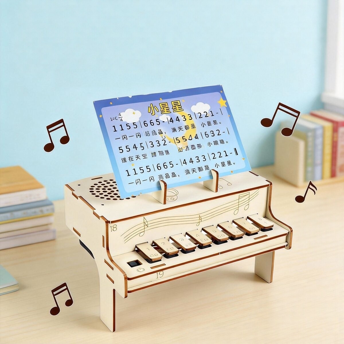 DIY Wooden Electronic Piano Mo - đánh giá và giá Diy Home Electronics Projects
