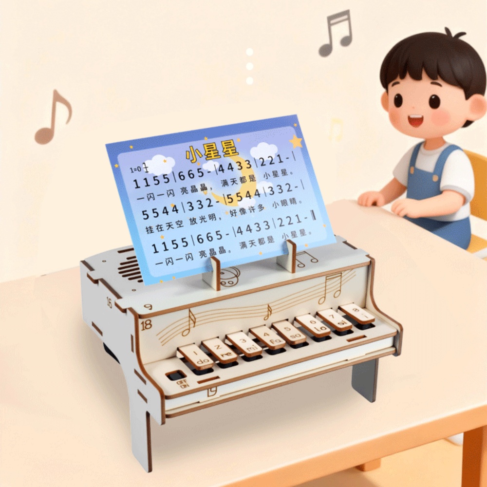 DIY Wooden Electronic Piano Mo - đánh giá và giá Diy Home Electronics Projects