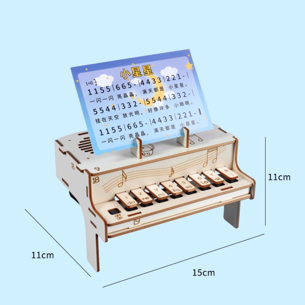 DIY Wooden Electronic Piano Mo - đánh giá và giá Diy Home Electronics Projects
