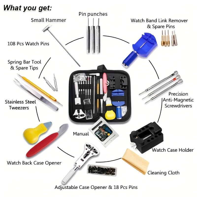 147pcs/set Watchmaker Watch Re - đánh giá và giá Diy Electronics Watch