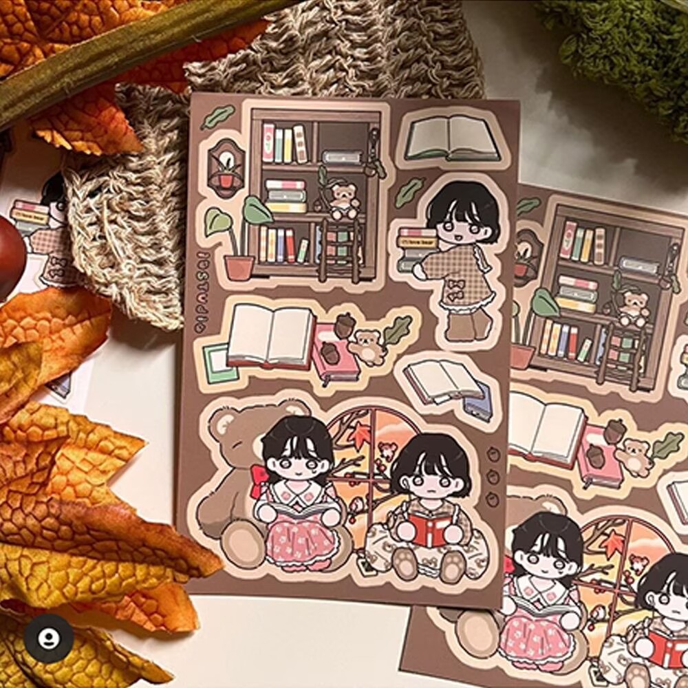 1/5Pcs Cartoon Girl 1 Korean F - đánh giá và giá Diy Q