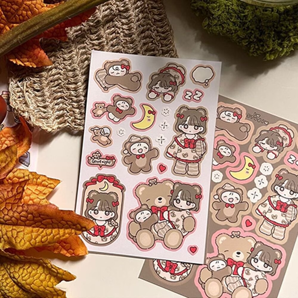 1/5Pcs Cartoon Girl 1 Korean F - đánh giá và giá Diy Q