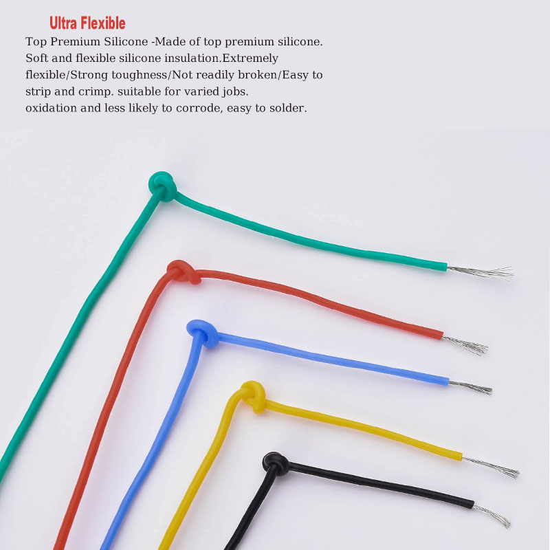Soft Silicone Wire Kit 16awg 1 - đánh giá và giá Diy Electronics Com