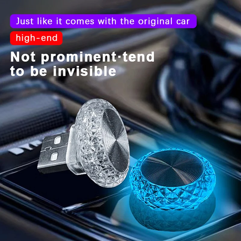 Portable Car USB Ambient Light - đánh giá và giá Diy Lamp Electronics