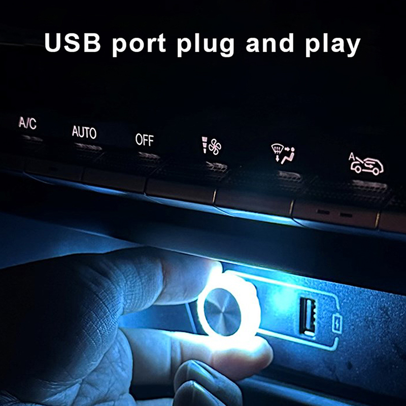 Portable Car USB Ambient Light - đánh giá và giá Diy Lamp Electronics