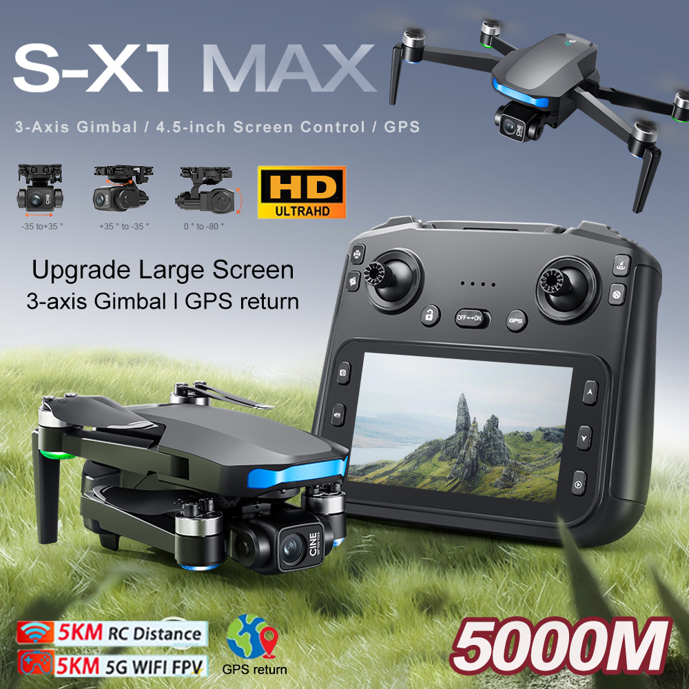 New S-X1 MAX Drone GPS 8K Prof - đánh giá và giá Diy Drone Electronics