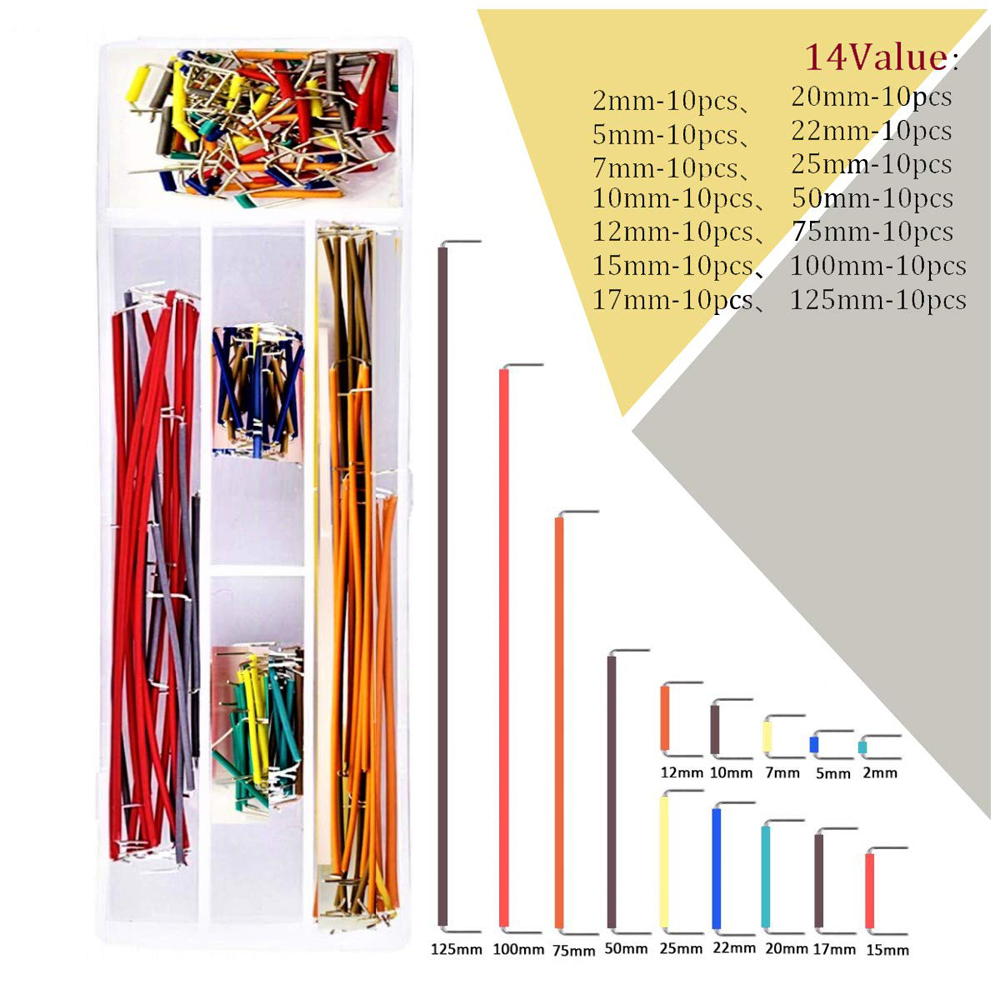 Breadboard Jumper Wire Kit wit - đánh giá và giá Diy Electronics Breadboard