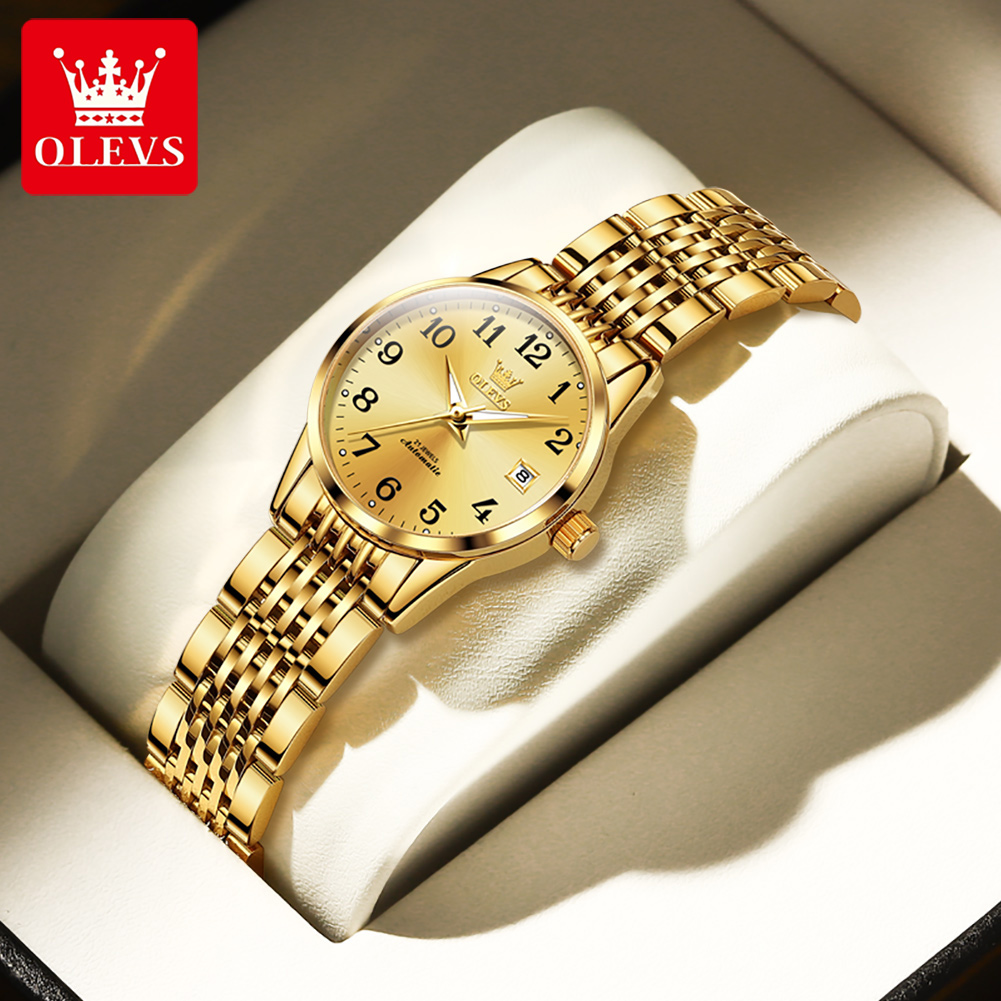 OLEVS 6666 Woman Watch Fashion - đánh giá và giá Push Button Tactile