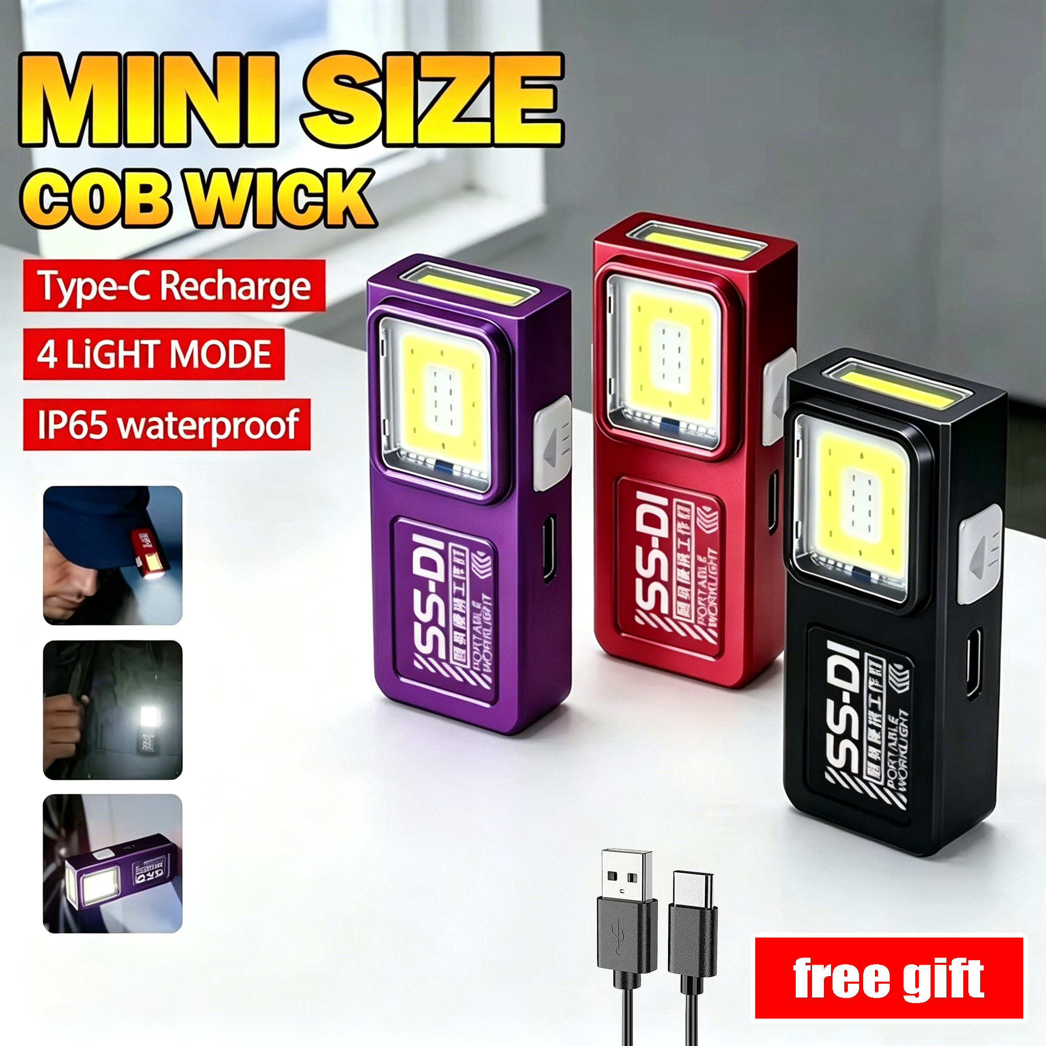 Powerfu Mini LED Keychain Flas - đánh giá và giá Diy Lamp Electronics