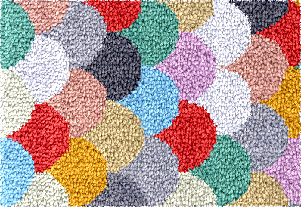 geometry Large latch hook rug  - đánh giá và giá Diy Electronics Watch