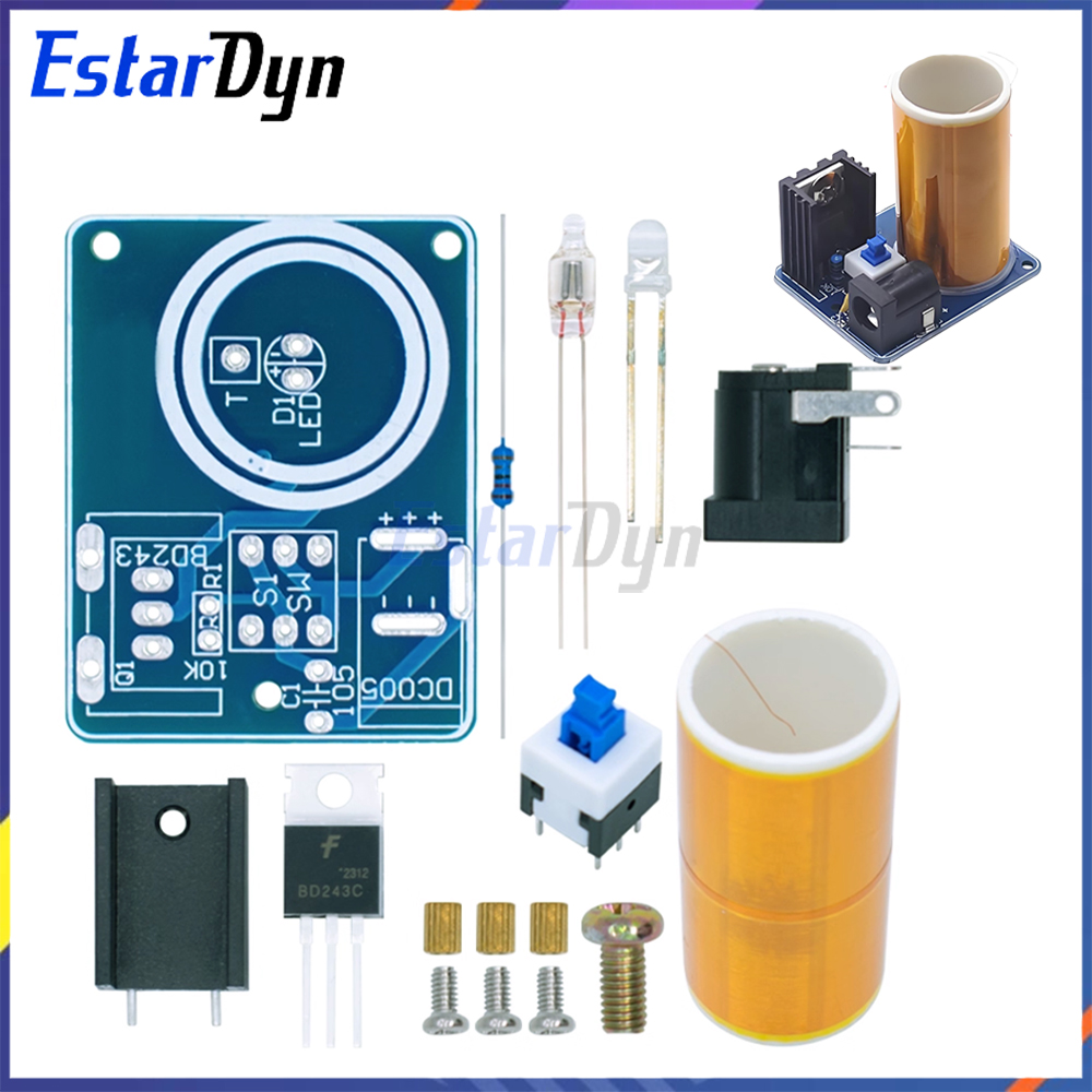 BD243C Mini Tesla Coil Kit DIY - đánh giá và giá Diy Electronics Projects For Beginners