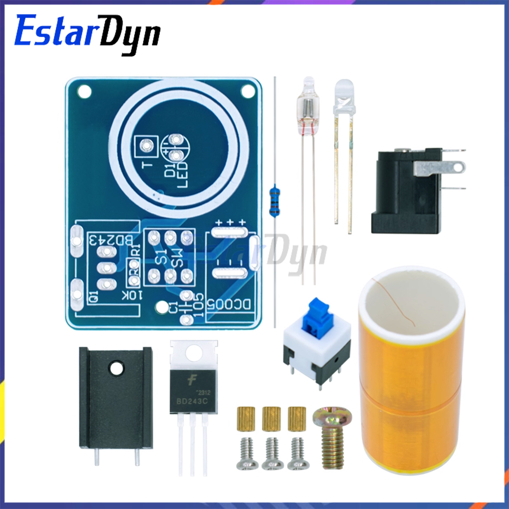 BD243C Mini Tesla Coil Kit DIY - đánh giá và giá Diy Electronics Projects For Beginners