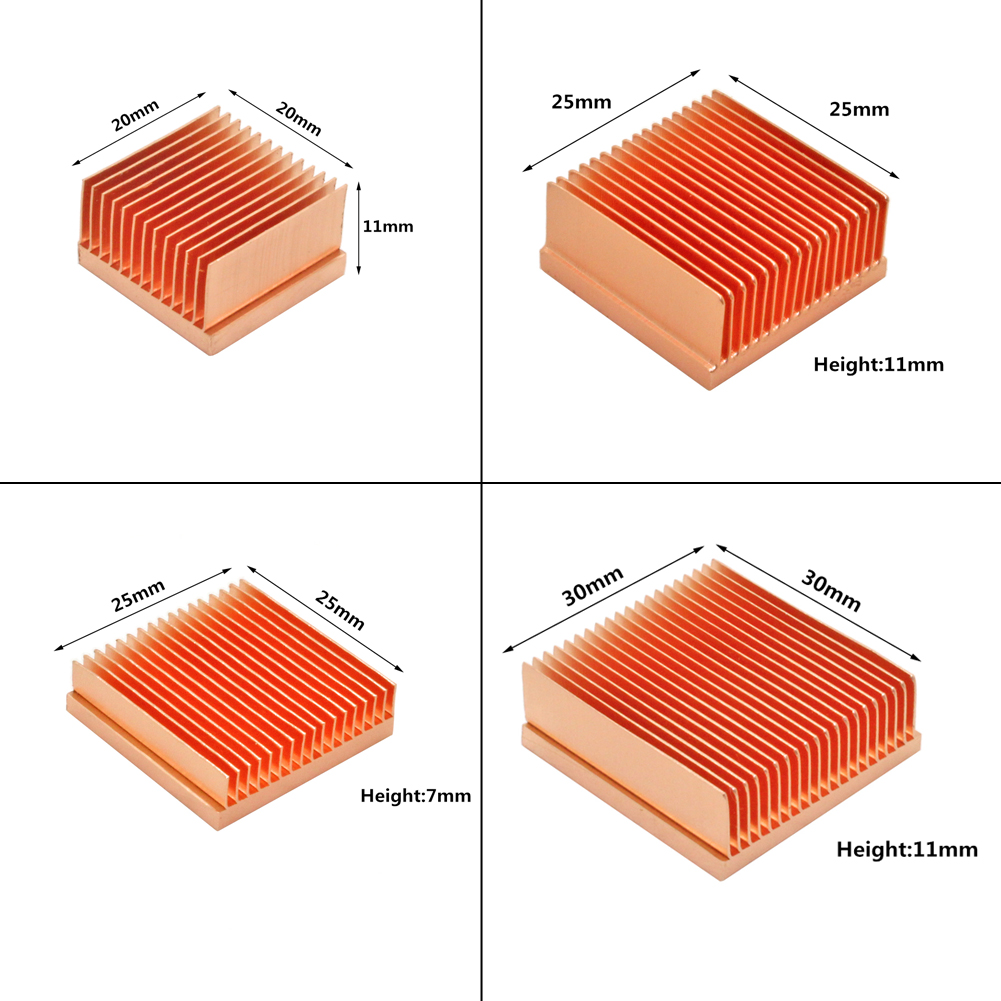 Pure Copper Heatsink DIY Heat  - đánh giá và giá Diy Electronics Raspberry Pi