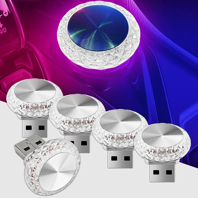 Portable Car USB Ambient Light - đánh giá và giá Diy Lamp Electronics