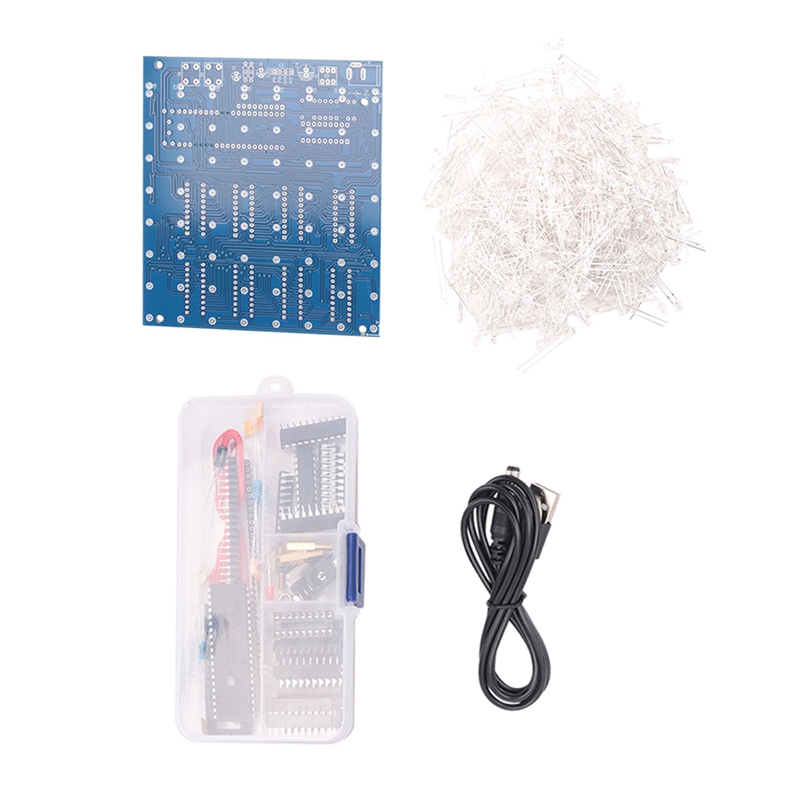 New 3D8 8x8x8 3MM Squared LED  - đánh giá và giá Diy Electronics Cleaner