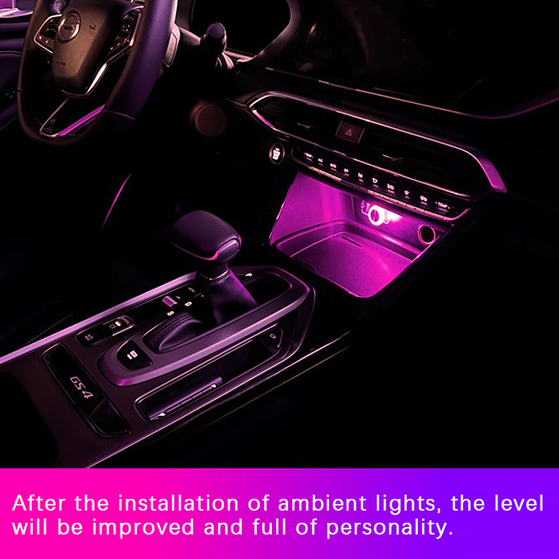Portable Car USB Ambient Light - đánh giá và giá Diy Lamp Electronics