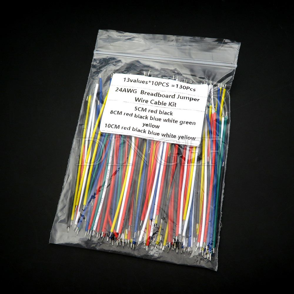 130Pcs 24AWG Breadboard Jumper - đánh giá và giá Diy Electronics Breadboard